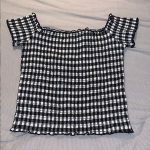 Hollister off the shoulder crop top